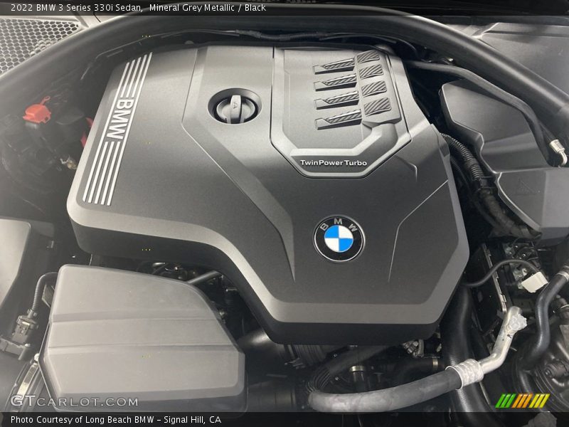 Mineral Grey Metallic / Black 2022 BMW 3 Series 330i Sedan