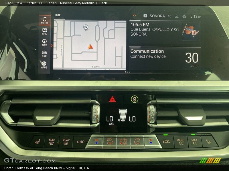 Mineral Grey Metallic / Black 2022 BMW 3 Series 330i Sedan