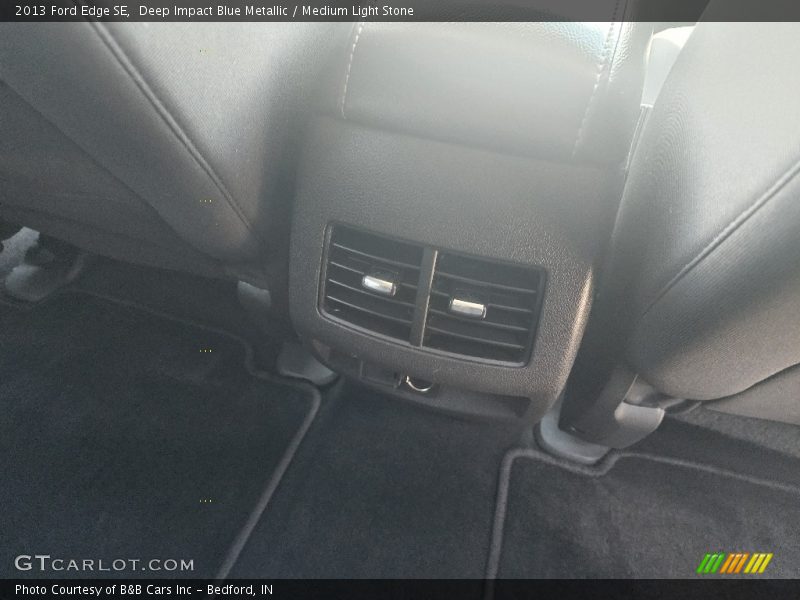 Deep Impact Blue Metallic / Medium Light Stone 2013 Ford Edge SE