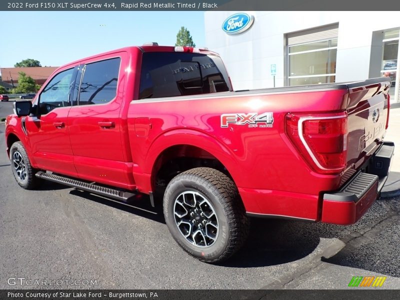 Rapid Red Metallic Tinted / Black 2022 Ford F150 XLT SuperCrew 4x4