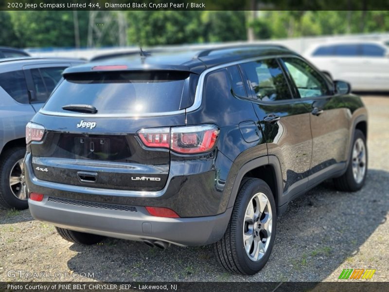 Diamond Black Crystal Pearl / Black 2020 Jeep Compass Limted 4x4