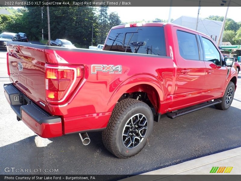 Rapid Red Metallic Tinted / Black 2022 Ford F150 XLT SuperCrew 4x4