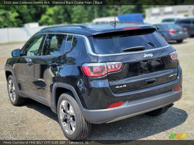 Diamond Black Crystal Pearl / Black 2020 Jeep Compass Limted 4x4