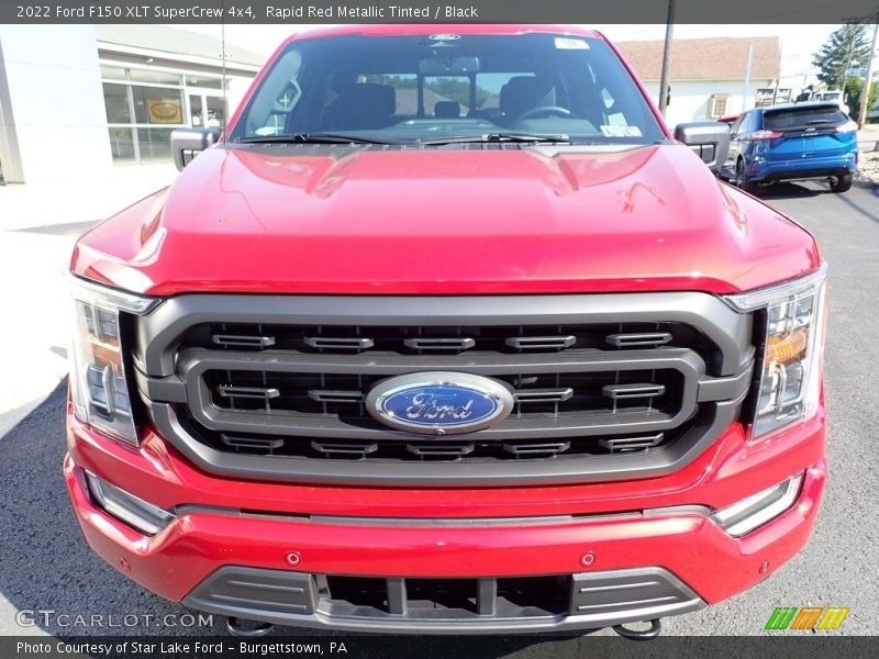 Rapid Red Metallic Tinted / Black 2022 Ford F150 XLT SuperCrew 4x4