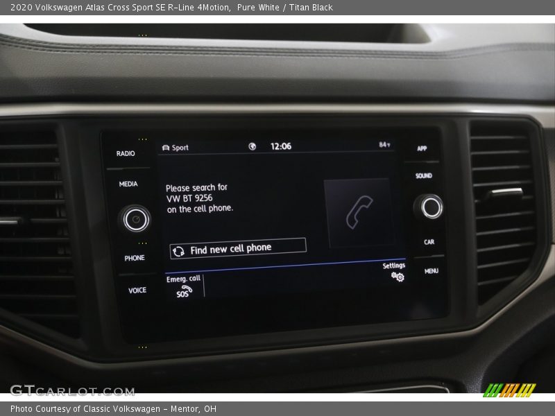 Pure White / Titan Black 2020 Volkswagen Atlas Cross Sport SE R-Line 4Motion