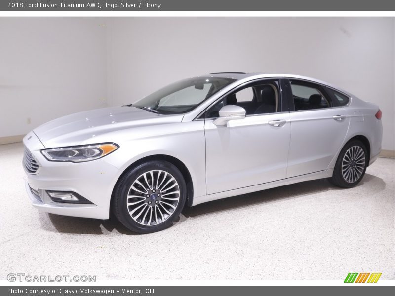 Front 3/4 View of 2018 Fusion Titanium AWD