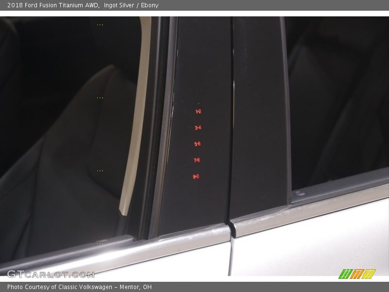 Ingot Silver / Ebony 2018 Ford Fusion Titanium AWD