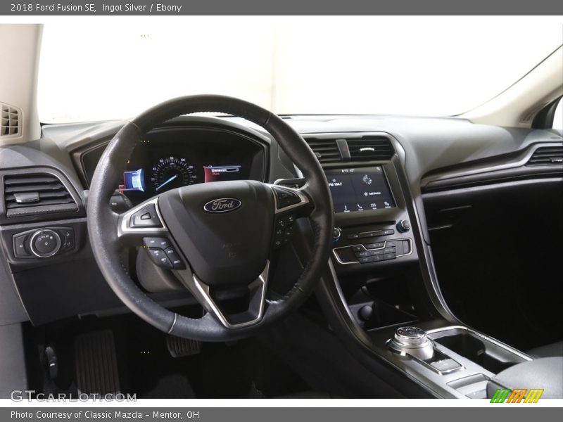 Ingot Silver / Ebony 2018 Ford Fusion SE