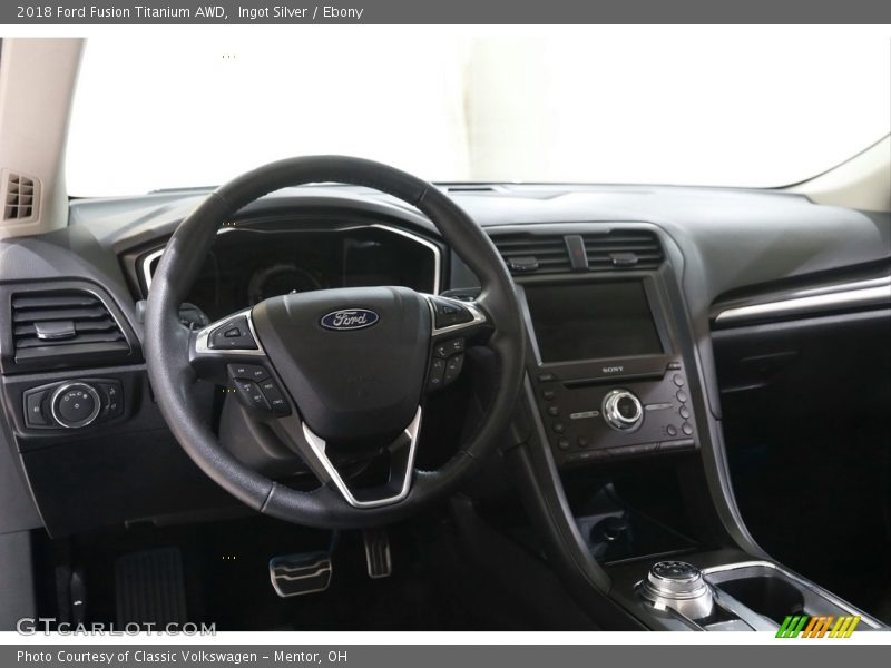 Ingot Silver / Ebony 2018 Ford Fusion Titanium AWD