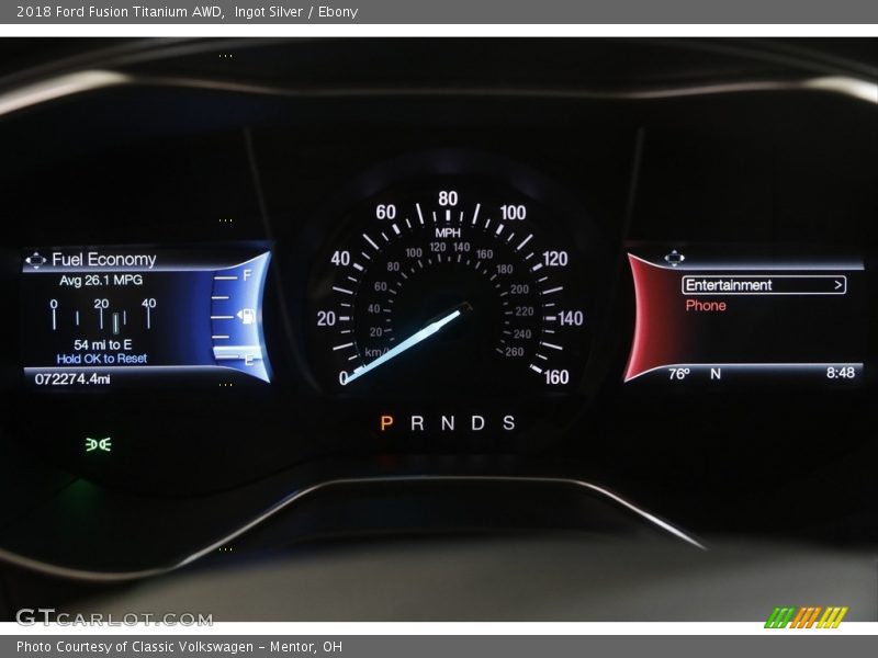  2018 Fusion Titanium AWD Titanium AWD Gauges