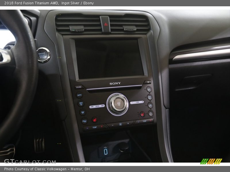 Ingot Silver / Ebony 2018 Ford Fusion Titanium AWD