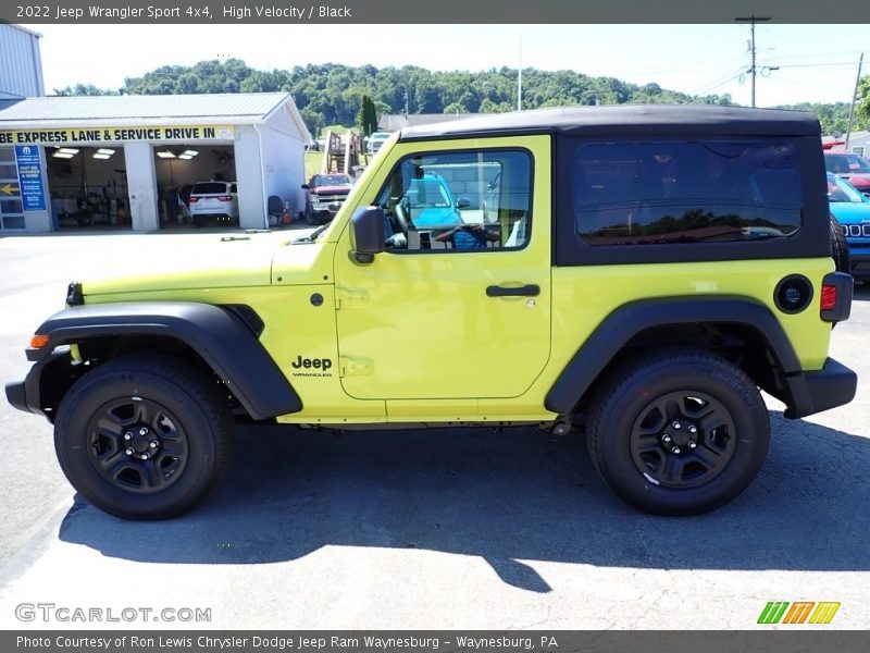 High Velocity / Black 2022 Jeep Wrangler Sport 4x4