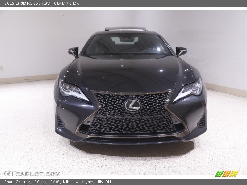 Caviar / Black 2019 Lexus RC 350 AWD