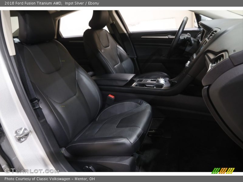 Ingot Silver / Ebony 2018 Ford Fusion Titanium AWD