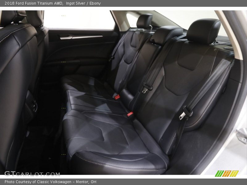 Ingot Silver / Ebony 2018 Ford Fusion Titanium AWD
