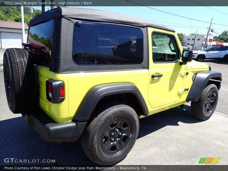 High Velocity / Black 2022 Jeep Wrangler Sport 4x4