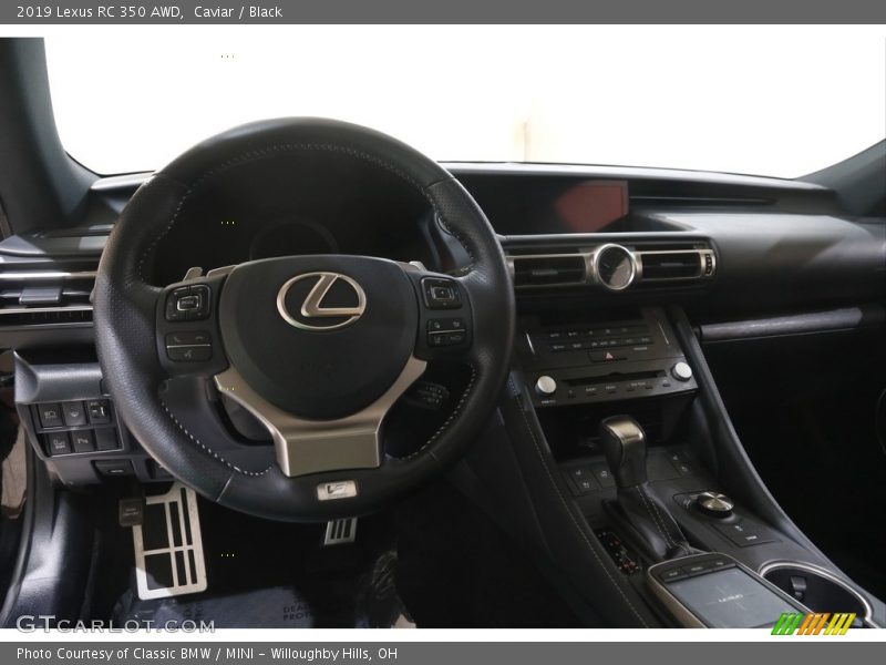 Dashboard of 2019 RC 350 AWD
