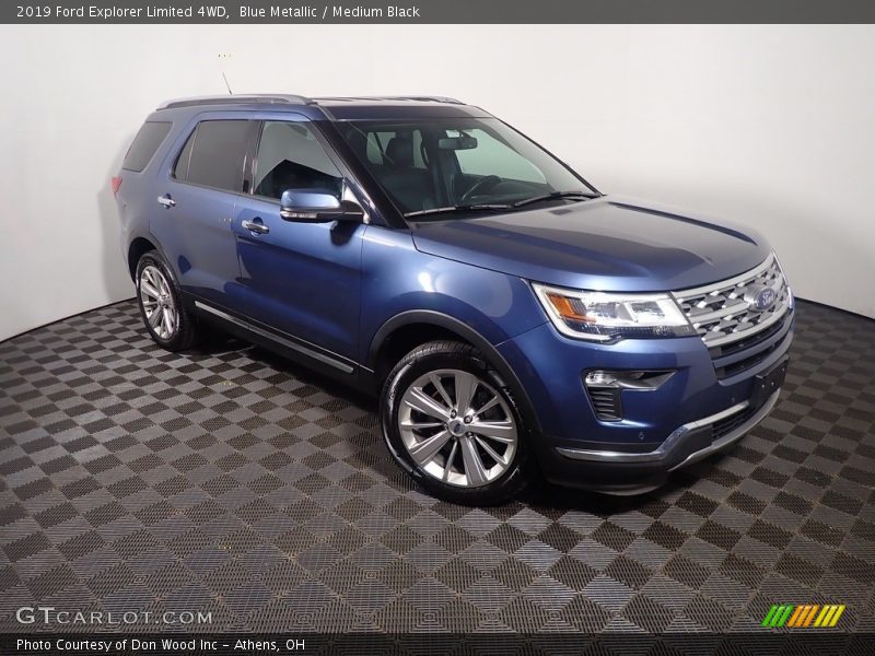 Blue Metallic / Medium Black 2019 Ford Explorer Limited 4WD