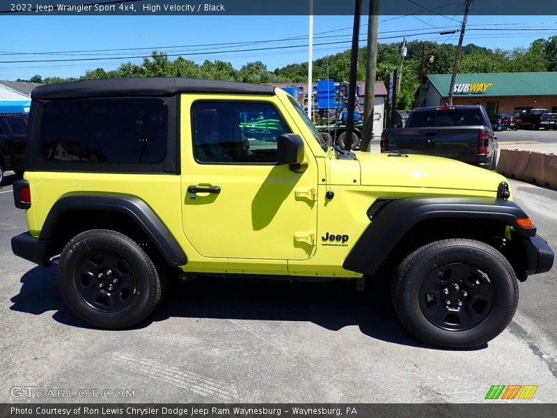 High Velocity / Black 2022 Jeep Wrangler Sport 4x4