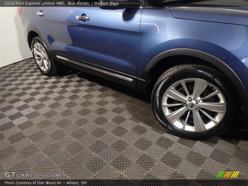 Blue Metallic / Medium Black 2019 Ford Explorer Limited 4WD