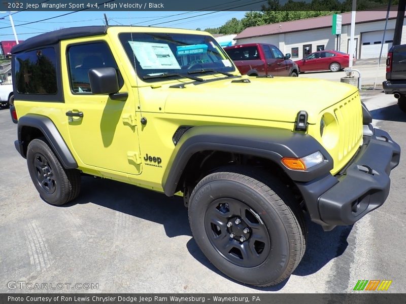 High Velocity / Black 2022 Jeep Wrangler Sport 4x4