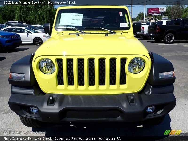 High Velocity / Black 2022 Jeep Wrangler Sport 4x4