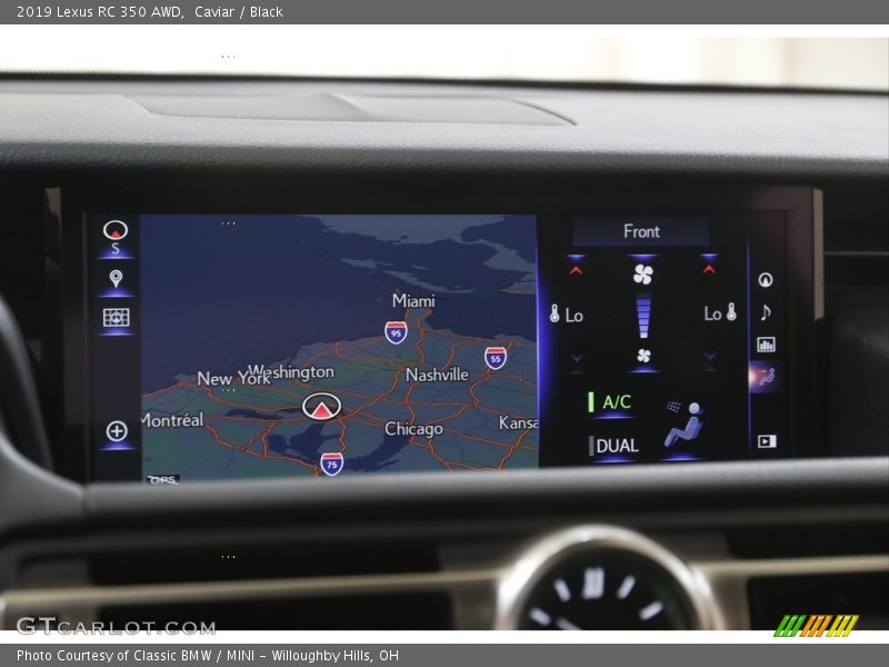 Caviar / Black 2019 Lexus RC 350 AWD