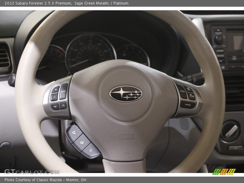Sage Green Metallic / Platinum 2013 Subaru Forester 2.5 X Premium