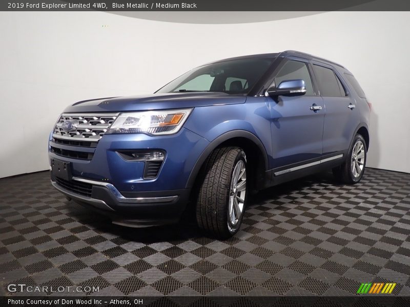 Blue Metallic / Medium Black 2019 Ford Explorer Limited 4WD