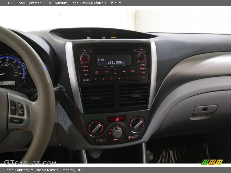 Sage Green Metallic / Platinum 2013 Subaru Forester 2.5 X Premium