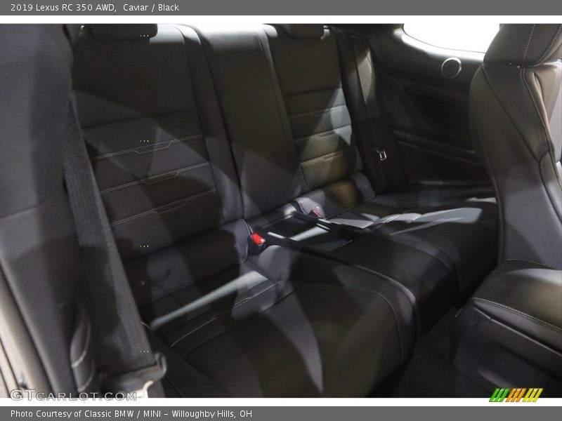 Rear Seat of 2019 RC 350 AWD