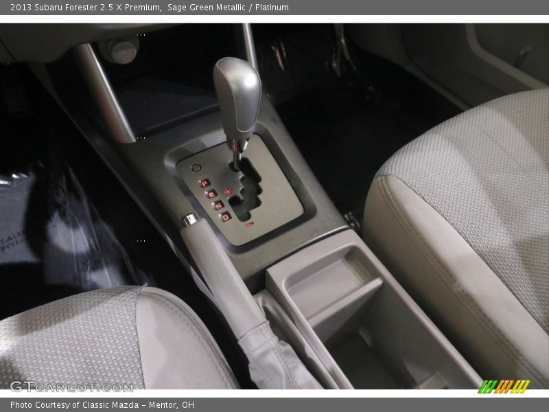 Sage Green Metallic / Platinum 2013 Subaru Forester 2.5 X Premium