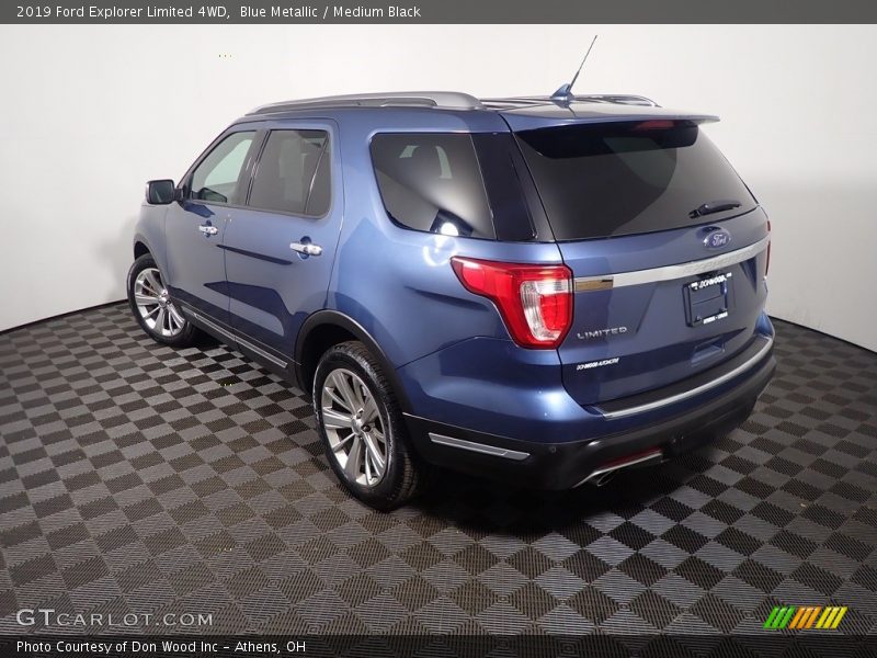 Blue Metallic / Medium Black 2019 Ford Explorer Limited 4WD
