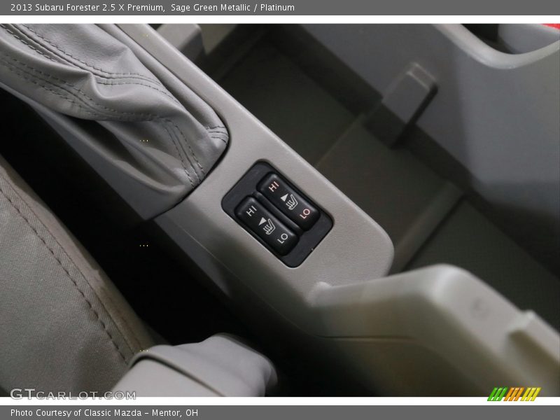 Sage Green Metallic / Platinum 2013 Subaru Forester 2.5 X Premium