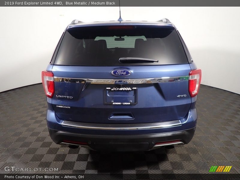 Blue Metallic / Medium Black 2019 Ford Explorer Limited 4WD