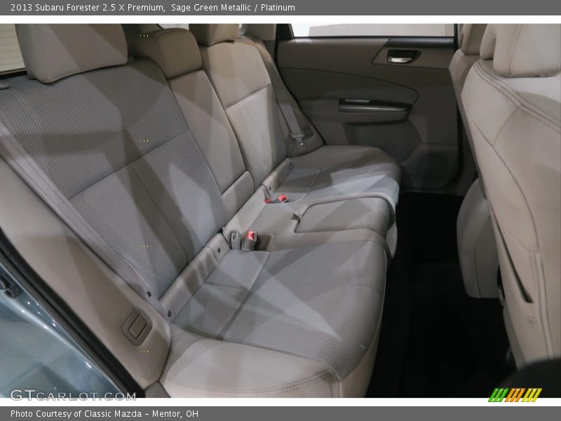 Sage Green Metallic / Platinum 2013 Subaru Forester 2.5 X Premium