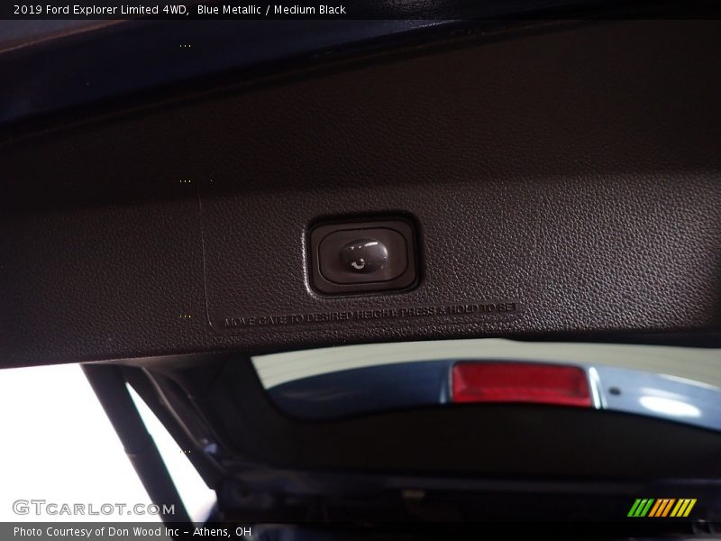 Blue Metallic / Medium Black 2019 Ford Explorer Limited 4WD