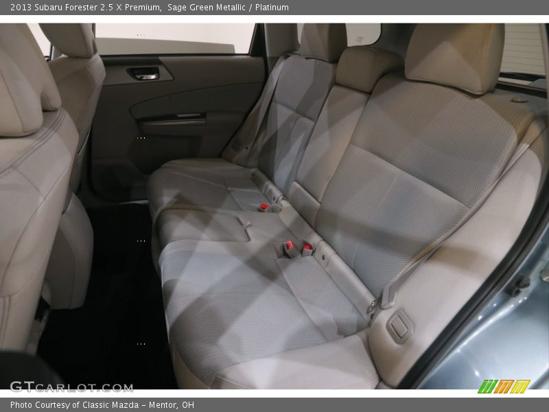 Sage Green Metallic / Platinum 2013 Subaru Forester 2.5 X Premium