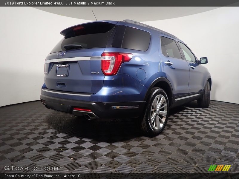 Blue Metallic / Medium Black 2019 Ford Explorer Limited 4WD