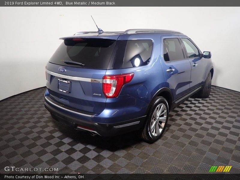 Blue Metallic / Medium Black 2019 Ford Explorer Limited 4WD