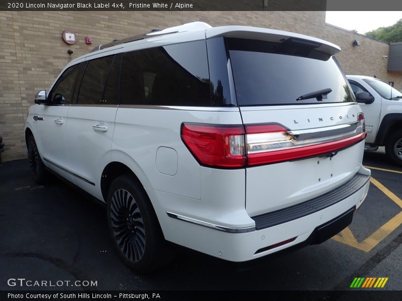 Pristine White / Alpine 2020 Lincoln Navigator Black Label 4x4