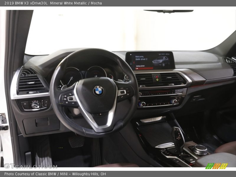 Mineral White Metallic / Mocha 2019 BMW X3 xDrive30i