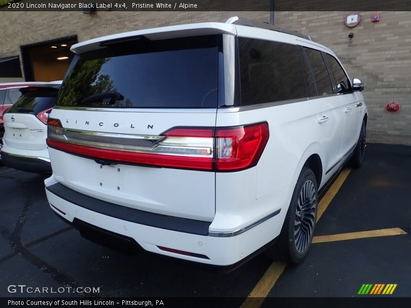 Pristine White / Alpine 2020 Lincoln Navigator Black Label 4x4