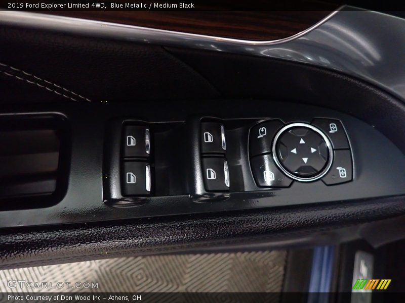 Blue Metallic / Medium Black 2019 Ford Explorer Limited 4WD