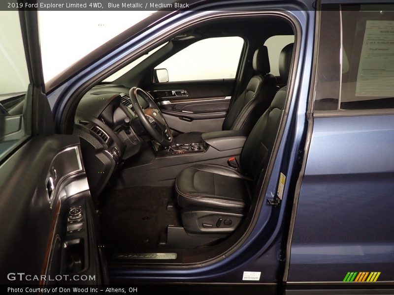 Blue Metallic / Medium Black 2019 Ford Explorer Limited 4WD
