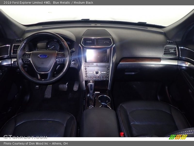 Blue Metallic / Medium Black 2019 Ford Explorer Limited 4WD
