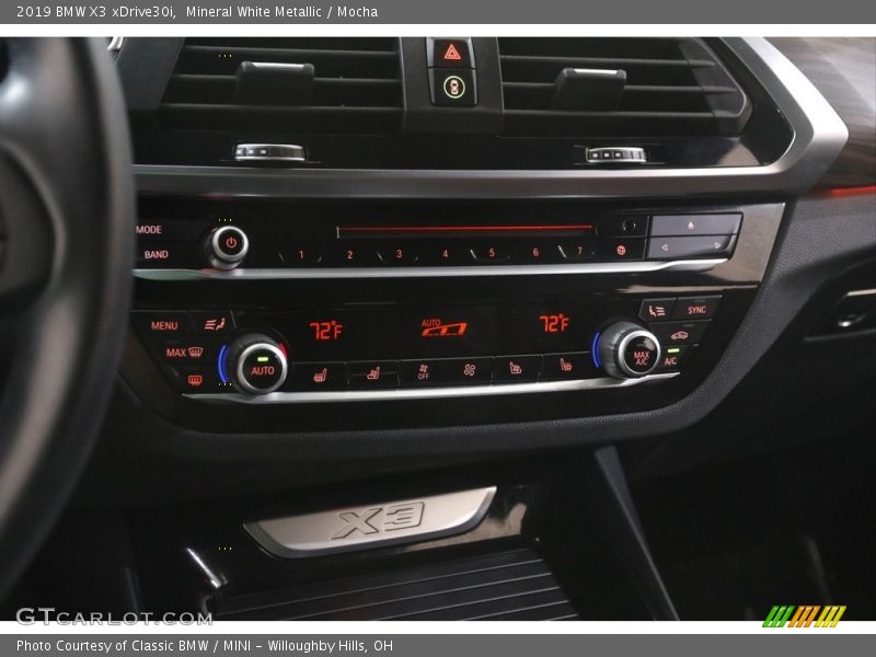 Mineral White Metallic / Mocha 2019 BMW X3 xDrive30i