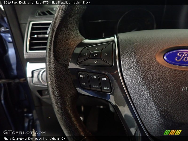 Blue Metallic / Medium Black 2019 Ford Explorer Limited 4WD