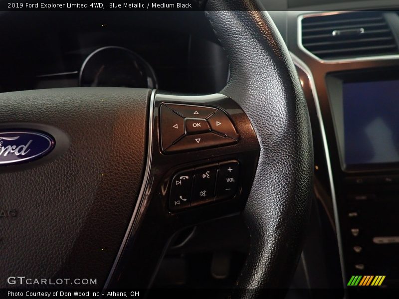 Blue Metallic / Medium Black 2019 Ford Explorer Limited 4WD