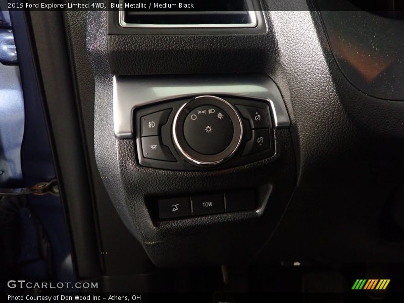 Blue Metallic / Medium Black 2019 Ford Explorer Limited 4WD